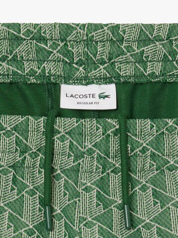 LACOSTE Regular Broek in Groen
