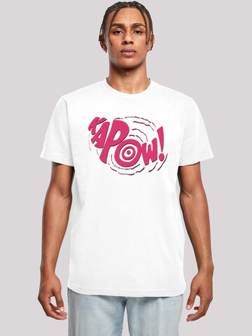 F4NT4STIC Shirt 'DC Comics Superhelden Batman TV Serie Kapow' in Wit: voorkant