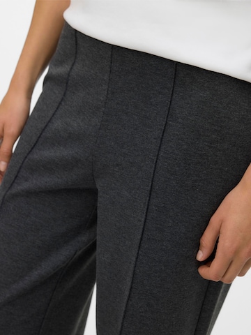 VERO MODA Wide leg Bandplooibroek 'VMEva' in Grijs
