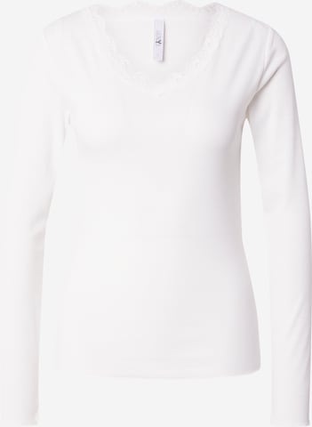 Hailys T-shirt 'Fiona' i vit: framsida