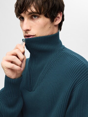 SELECTED HOMME Trui 'SLHDry' in Groen