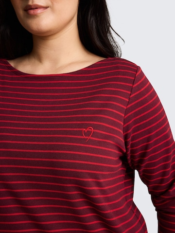 Maglietta di Tom Tailor Women + in rosso