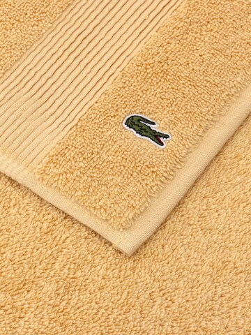 LACOSTE Handtuch 'LLECROCO'‌ in Beige