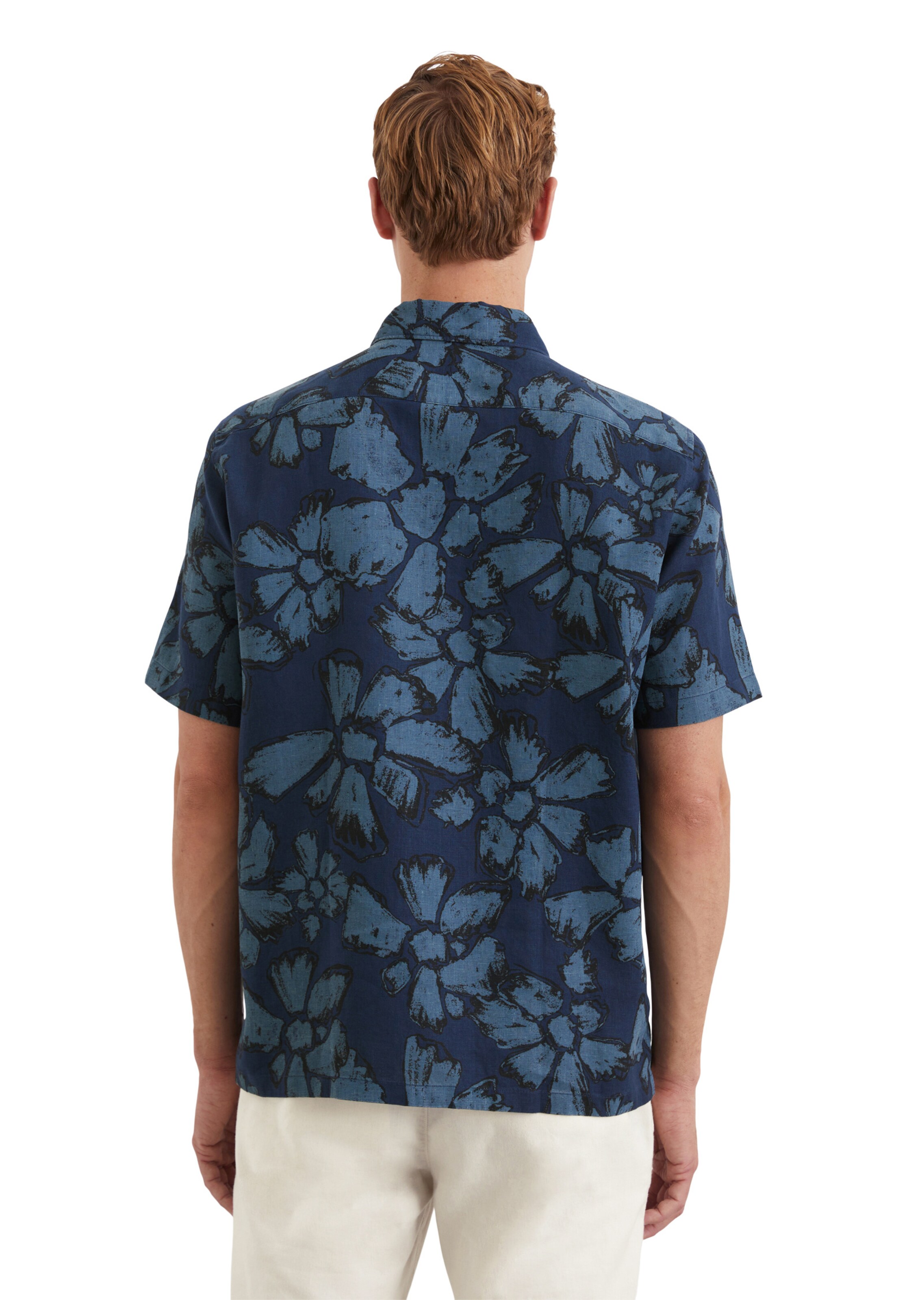 Marc O'Polo Regular fit Overhemd in Blauw