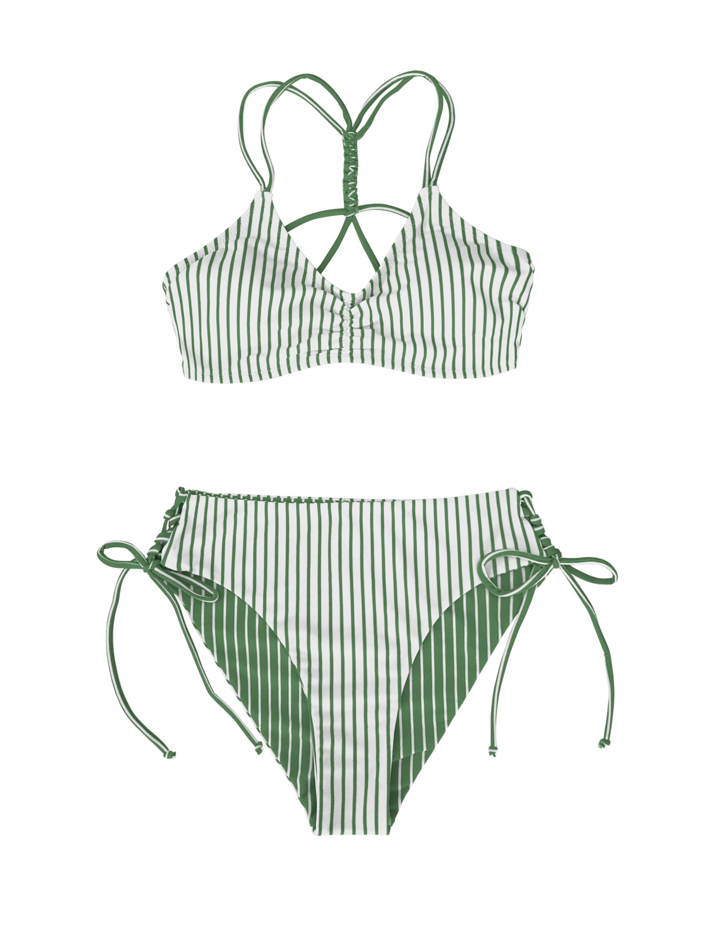 Cupshe Bikini 'ADI4007B' in weiß, Produktansicht