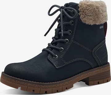 s.Oliver Veterlaarsjes in Blauw: voorkant