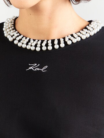 Karl Lagerfeld Тениска в черно