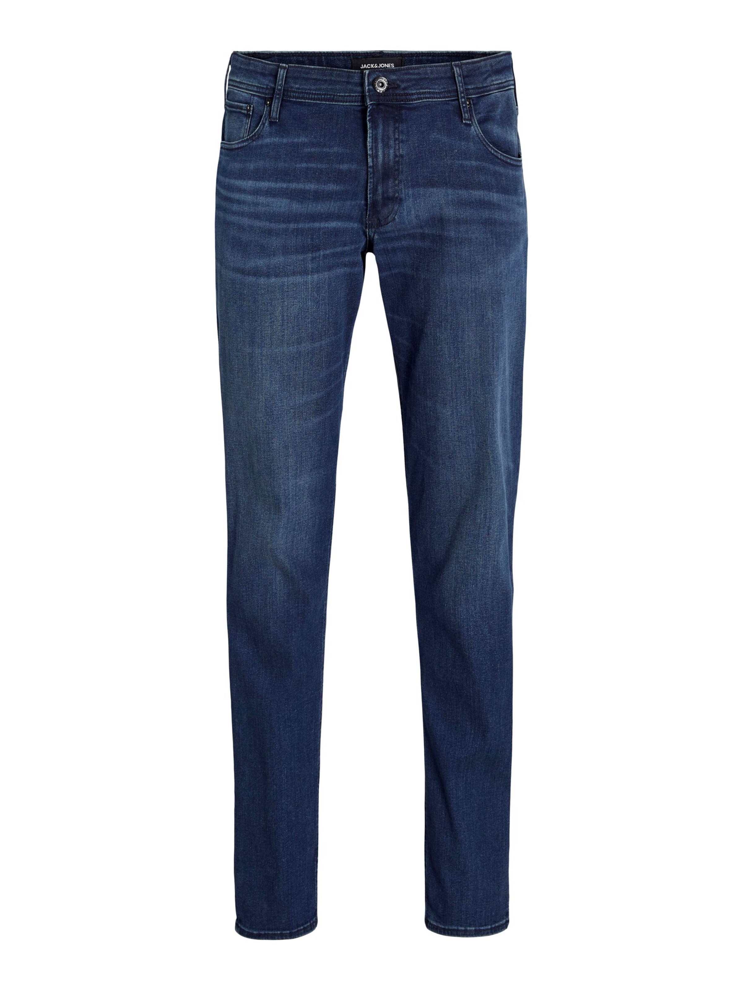 Jack & Jones Plus Slimfit Jeans 'Glenn' i blå: forside