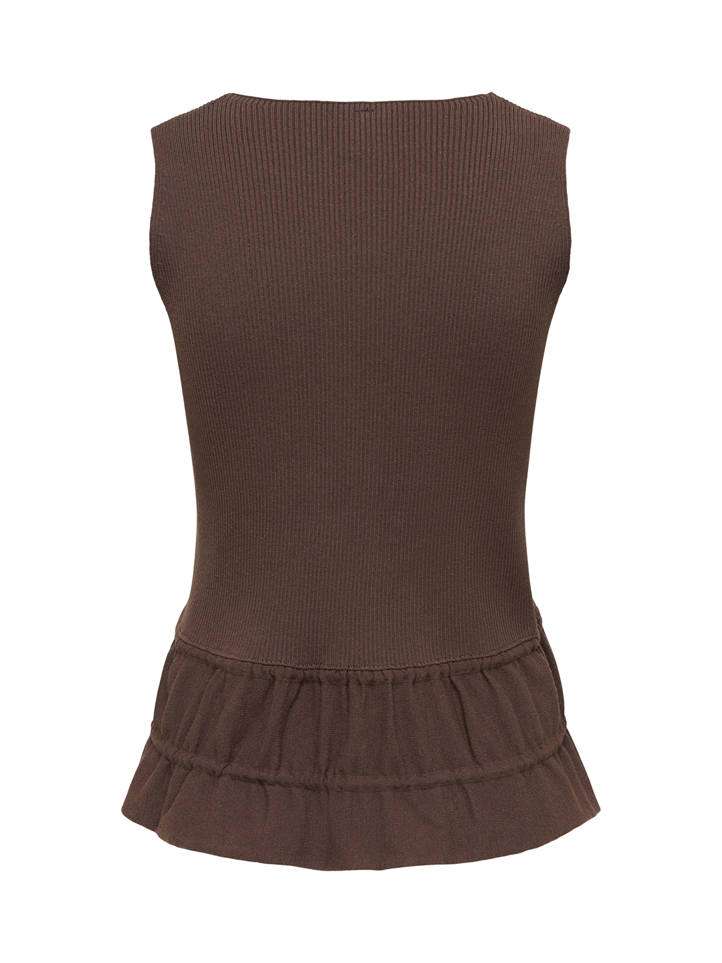 Top in maglia 'ONLNILA' di ONLY in marrone