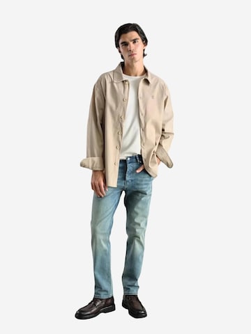 Comfort fit Camicia di Giesto in beige