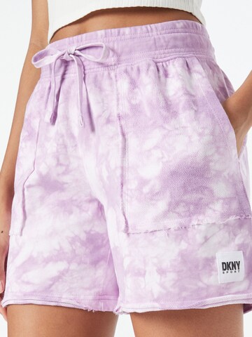 DKNY Performance Regular Workout Pants in Purple