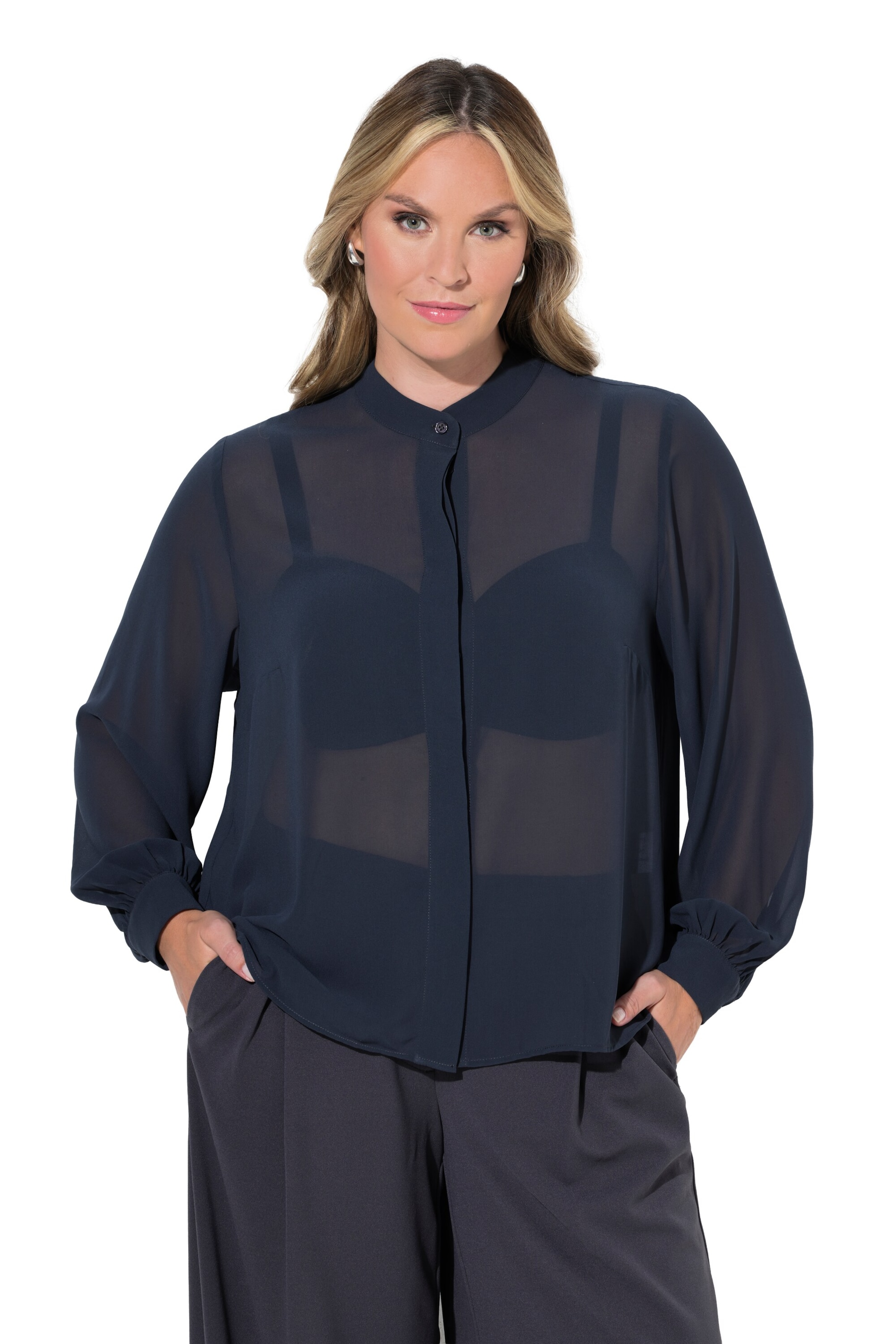 MIAMODA Bluse in Blau: Vorderseite