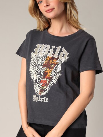 T-shirt 'LEONA' Deeluxe en gris