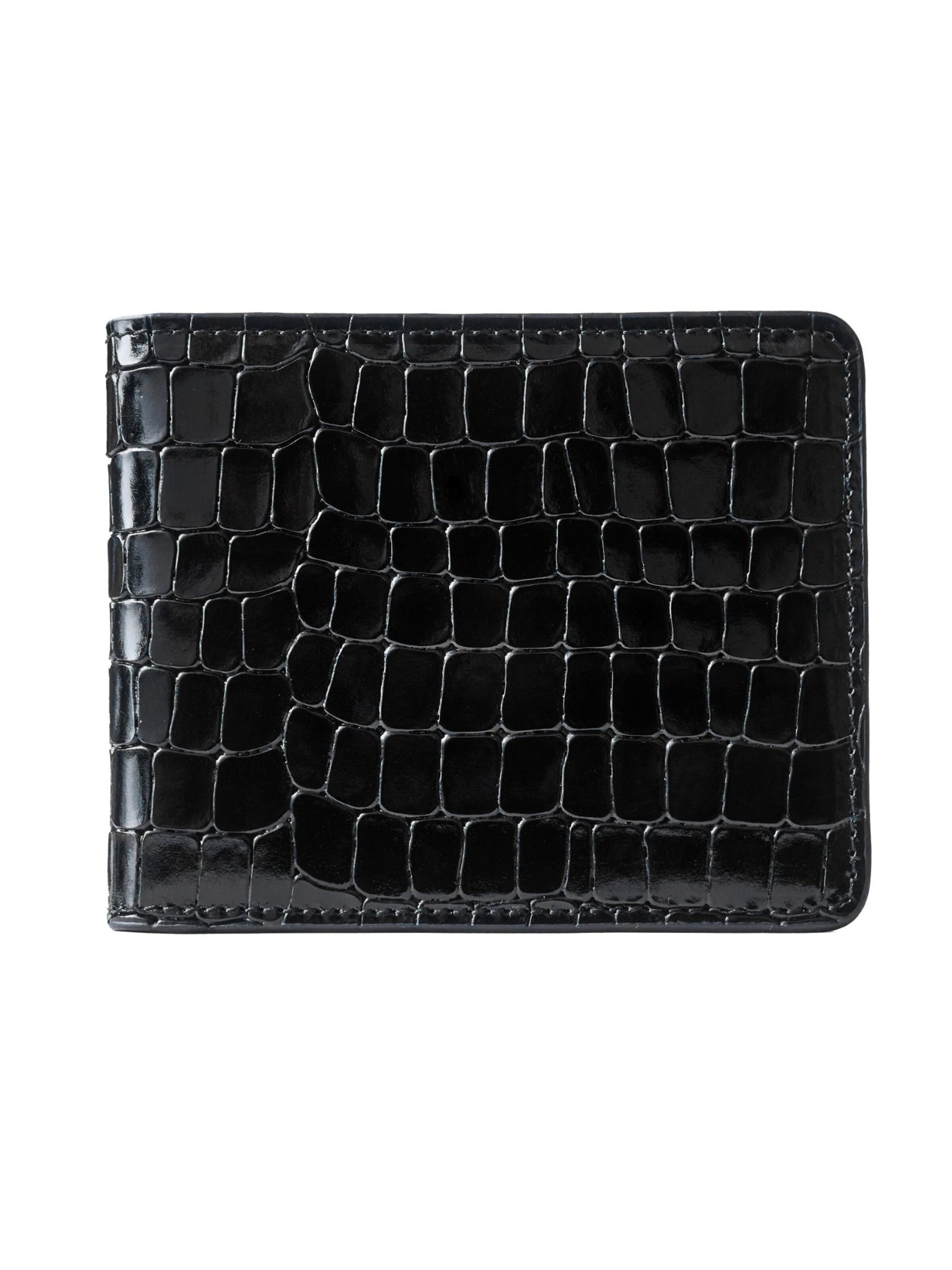 GT Collection - Cartera 'Croc Prestige' en negro: frente