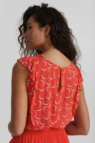 ICHI - Blusa 'Marrakech' en rojo