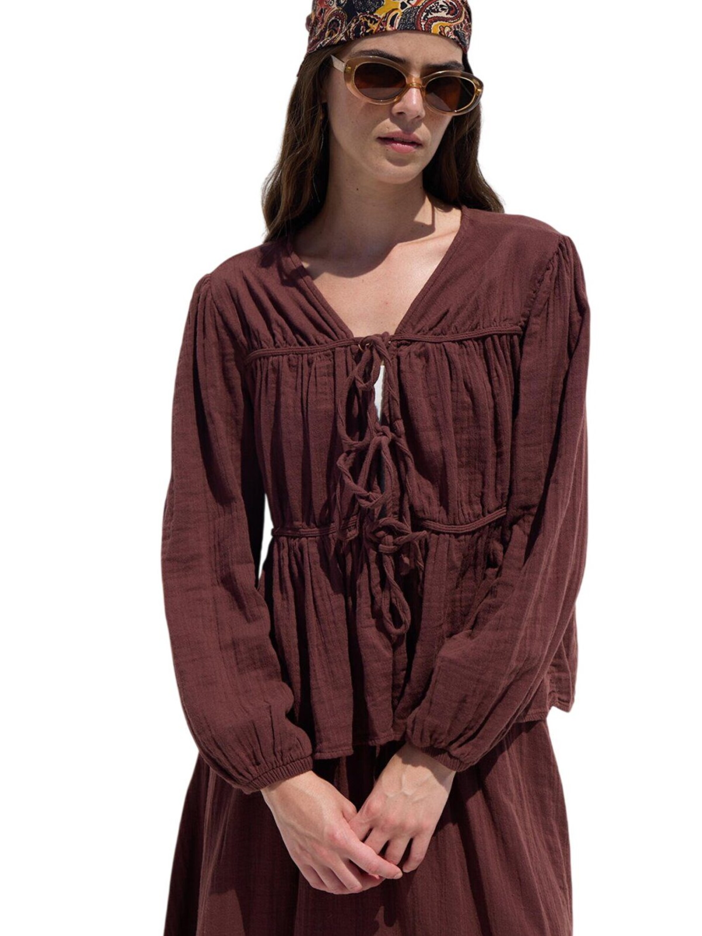 MANUKA Blouse in Red