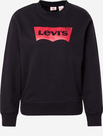 LEVI'S ® Sweatshirt 'Graphic Standard Crew' in Black: front