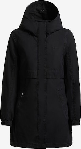 khujo Jacke 'Brava' in Schwarz: Vorderseite