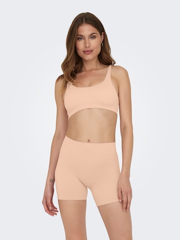 ONLY Skinny Leggings 'ONLVICKY' in Beige: front
