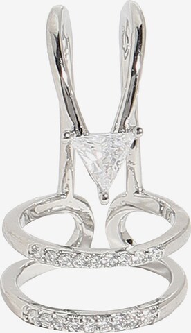 SOHI Ring in Silver: front