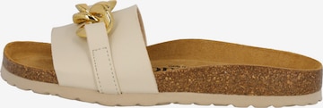 Palado Pantolette 'Gozo' in Beige: Vorderseite