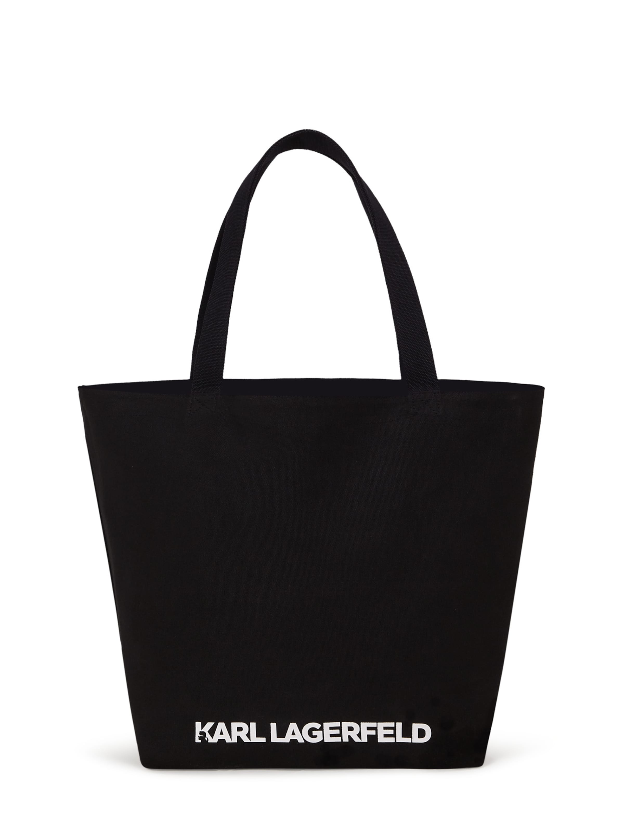 juoda Karl Lagerfeld Pirkinių krepšys: priekis