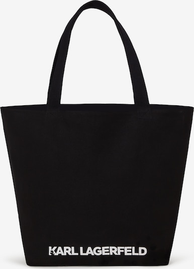 Pirkinių krepšys iš Karl Lagerfeld, spalva – juoda / balta, Prekių apžvalga