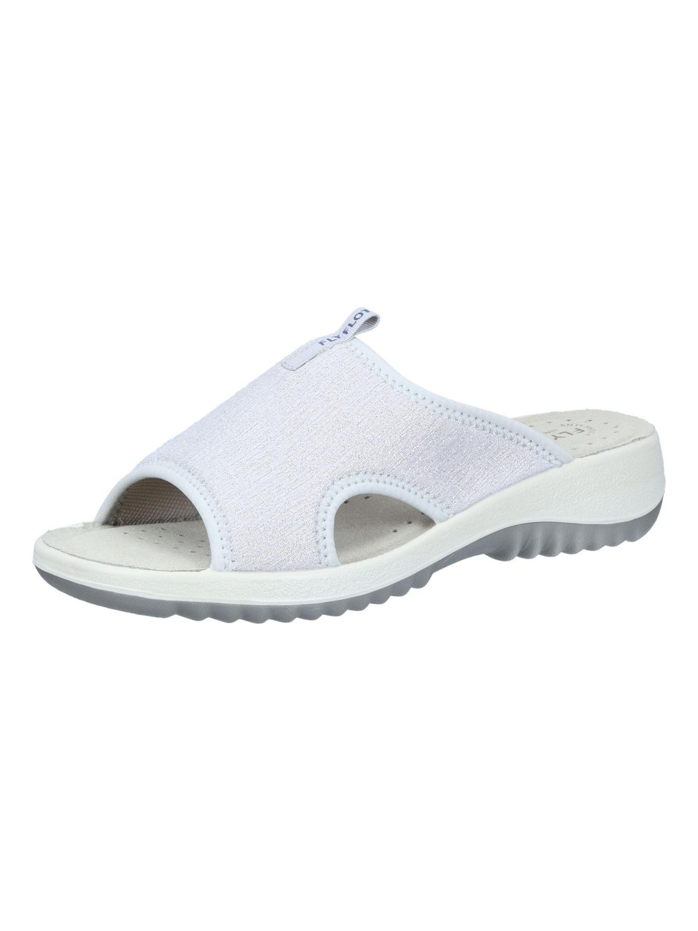 FLY FLOT Mules in Grey: front