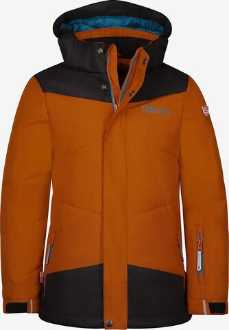 TROLLKIDS Outdoor jacket 'Norefjell' in Orange: front