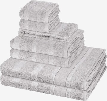 Cawö Towel 'Noblesse' in Grey: front
