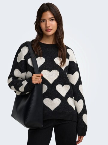 ONLY - Jersey 'ONLPOPPY' en negro: frente