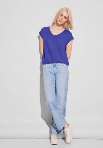 STREET ONE Bluse in Blau