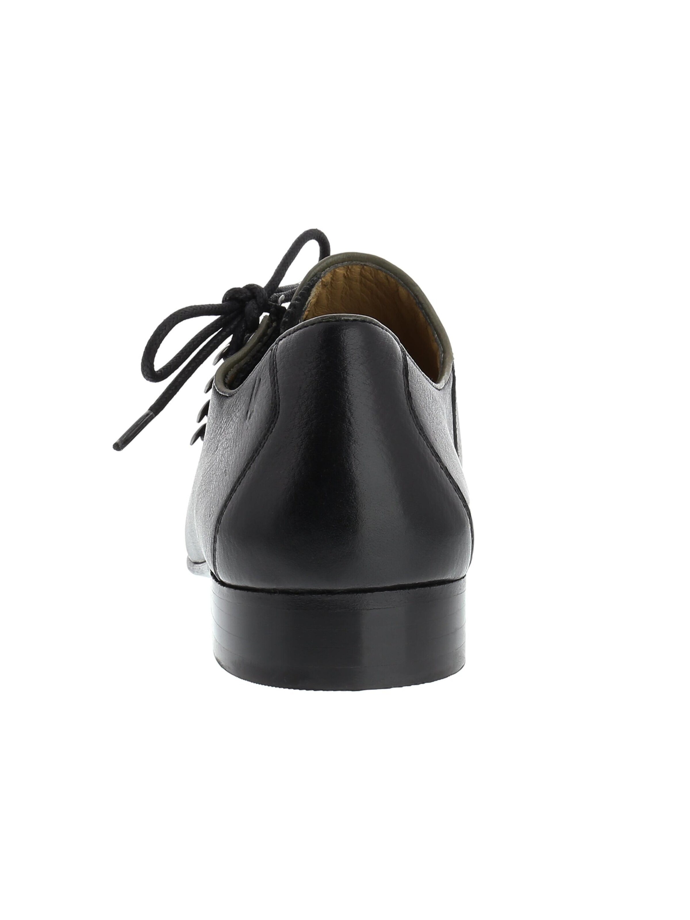 RAUSCHZEIT Traditional Shoes 'PLATTLER' in Black