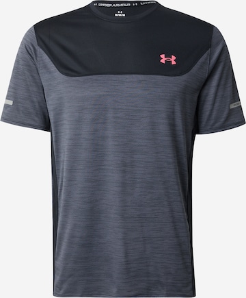 UNDER ARMOUR Функциональная футболка в Черный: спереди