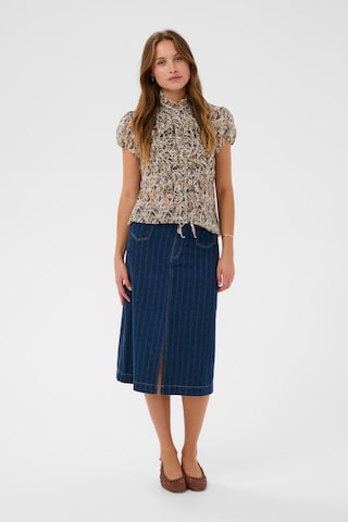 SAINT TROPEZ Bluse 'SZLilja' in Beige