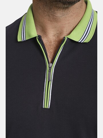 Charles Colby Poloshirt 'Earl Pat' in Blau