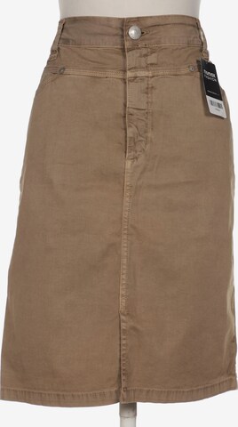 Closed Skirt in XL in Beige: front