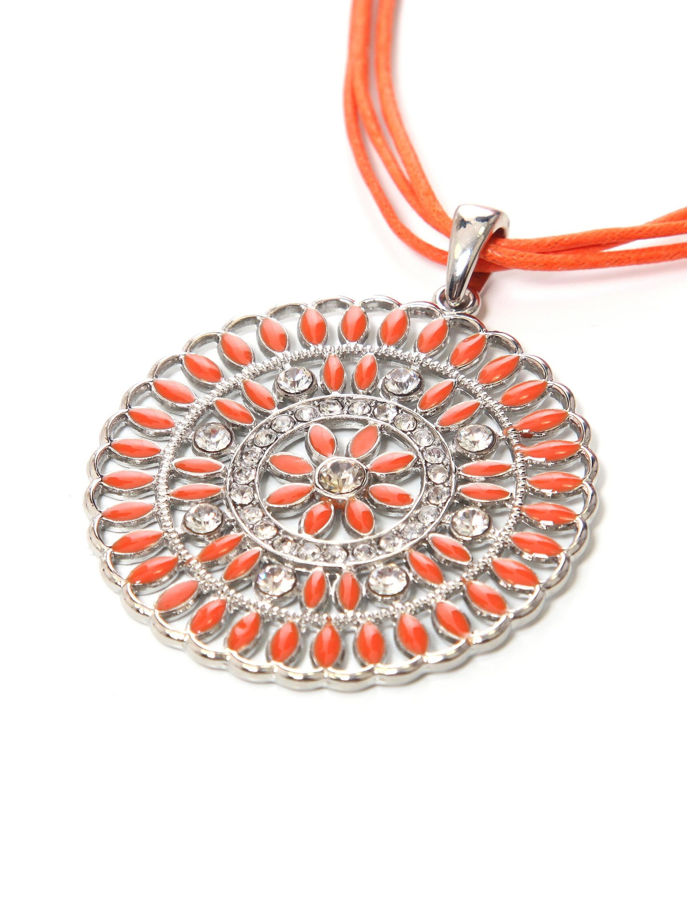 COLLEZIONE ALESSANDRO Necklace 'Marle' in Red
