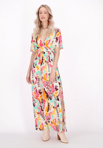 IZIA Summer dress in Mixed colours: front