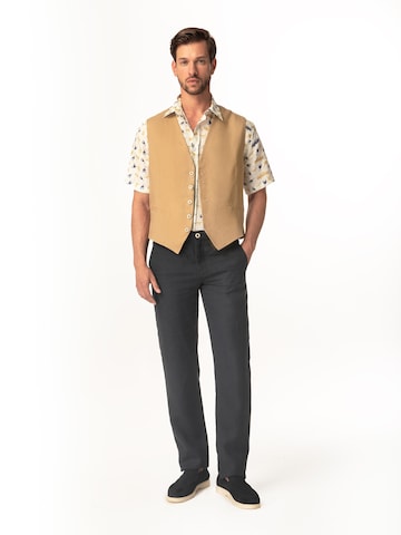 Gilet di Haris Cotton in marrone