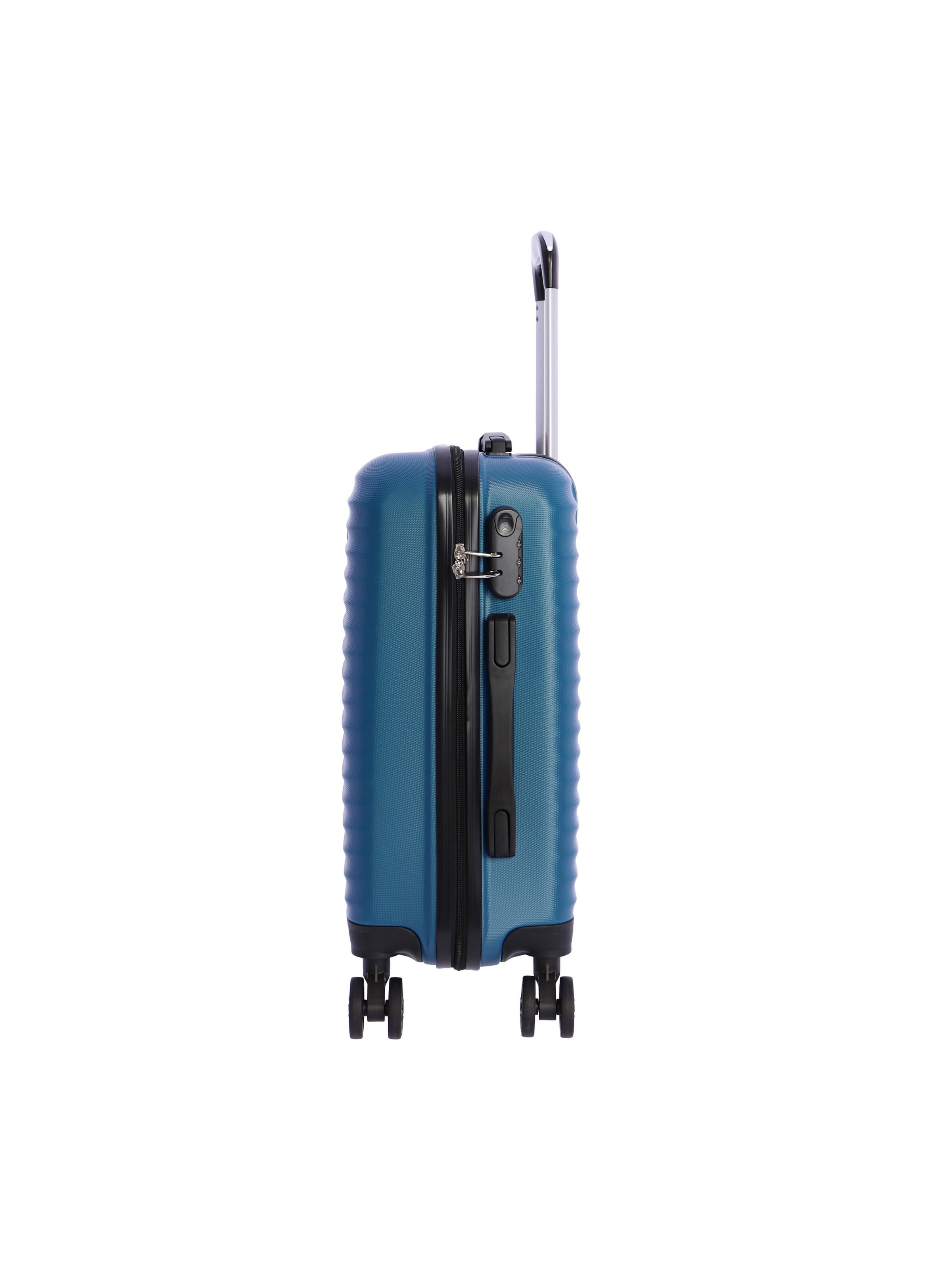 Don Algodon - Carrito 'DON ALGODON - Maletas de Viaje Cabina - Maleta 55x40x20 - Maletas de Viaje - Maleta de Cabina Resistente Ryannair - Trolley Equipaje para Avion con 4 Ruedas de 360º y candado' en azul