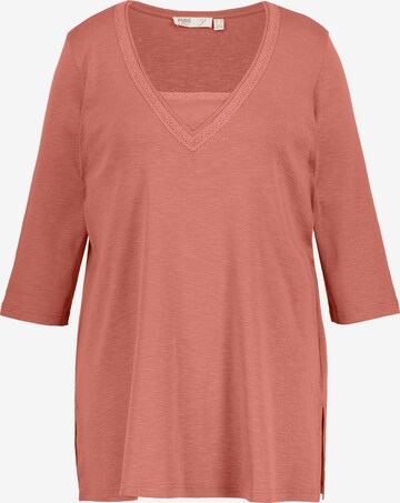 Ulla Popken Shirt  (GOTS) in Orange: predná strana