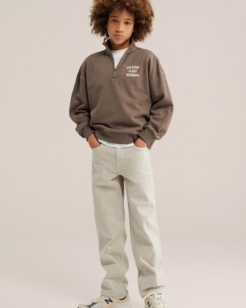 WE Fashion Sweatshirt i brun