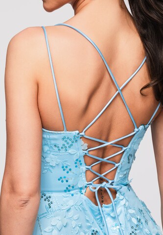 Ombre Avondjurk in Blauw