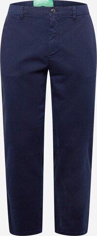 UNITED COLORS OF BENETTON Regular Trousers in Blue: front