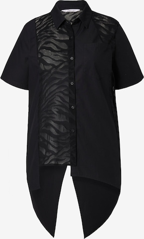 Angel of Style Blouse in Zwart: voorkant