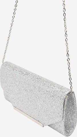 mascara Clutch in Silver: front