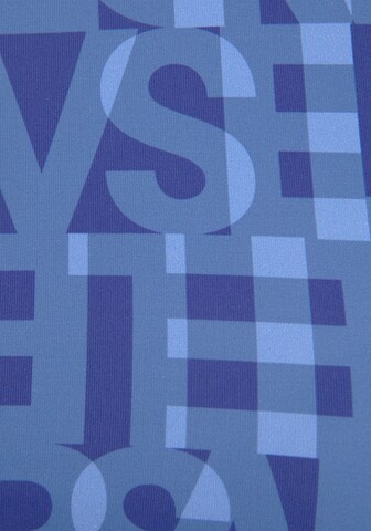 Elbsand High neck Bikini Top in Blue