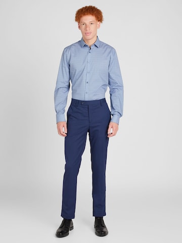 OLYMP Slim Fit Paita värissä sininen