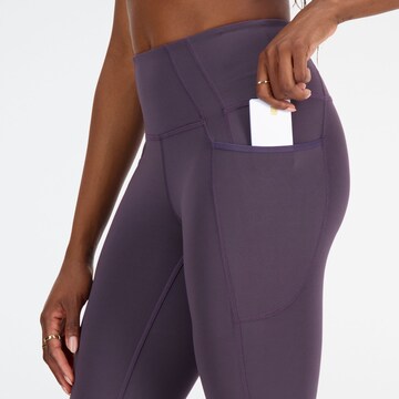 Skinny Pantalon de sport new balance en violet